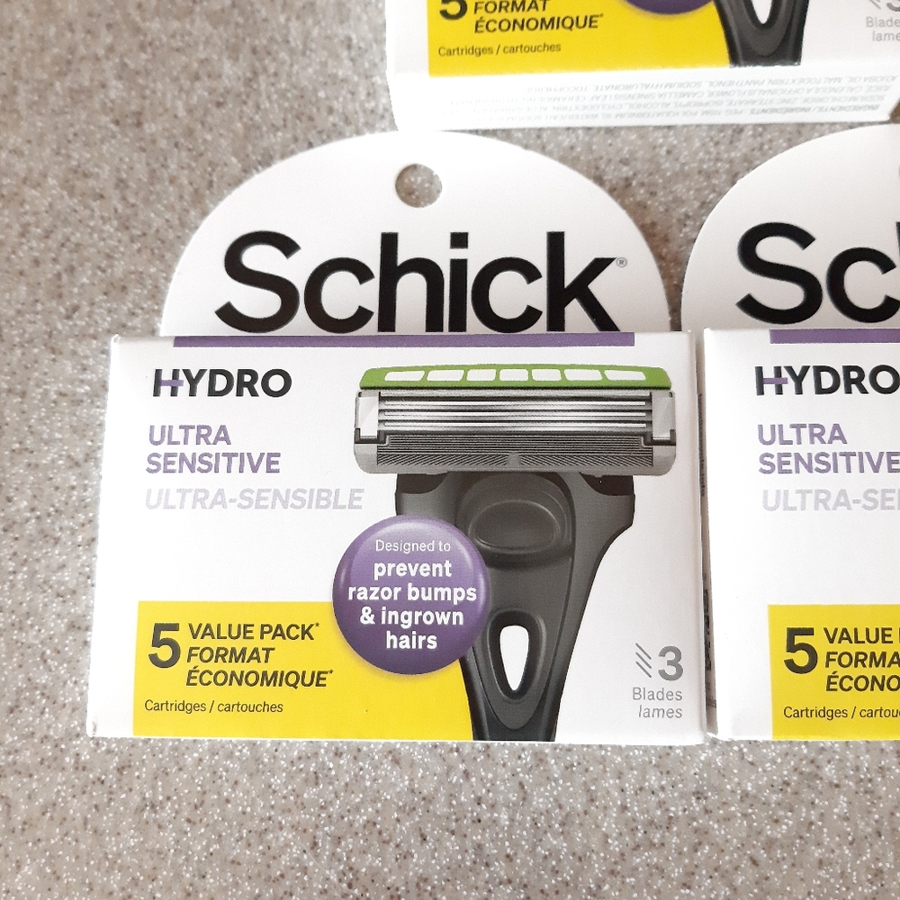 Schick Hydro Ultra Sensitive Razor Refill Bundle - Picture 6 of 9